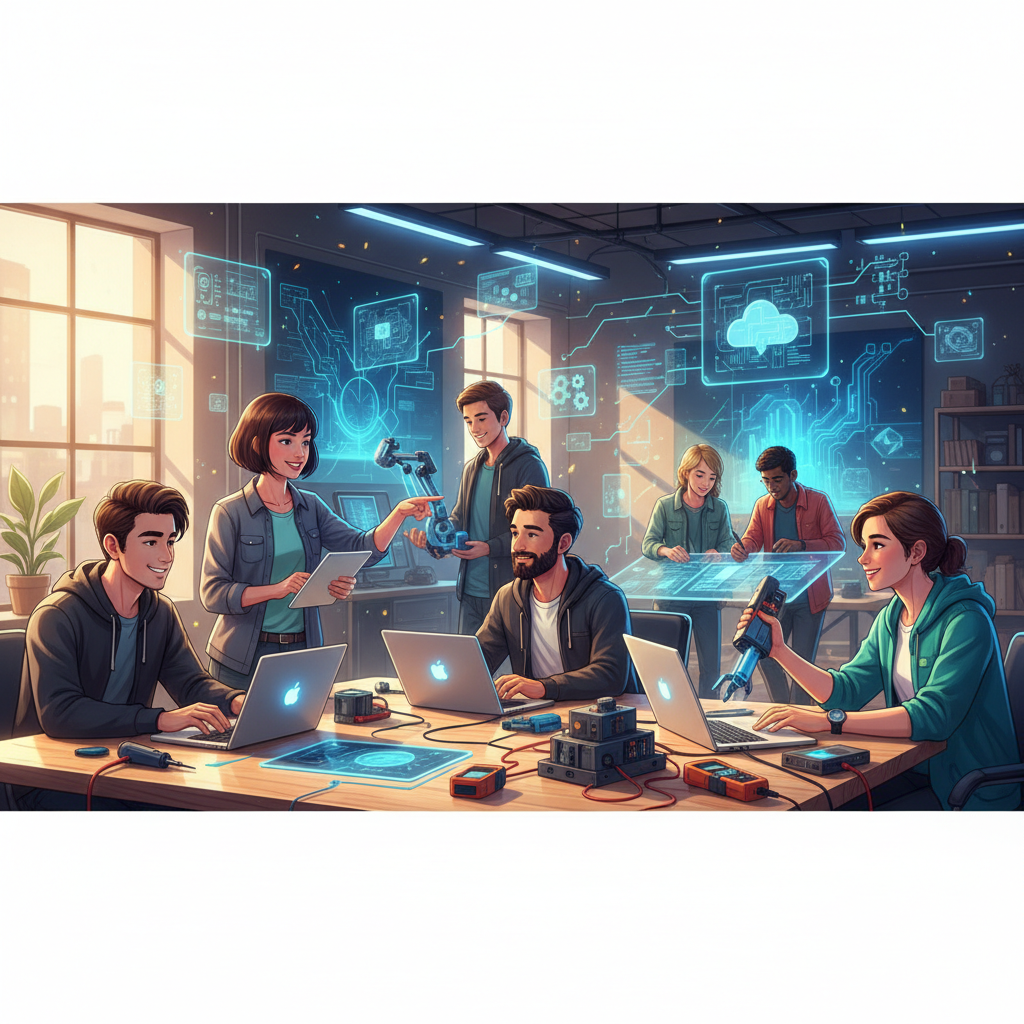 Jovens Profissionais de TI em Ascensão